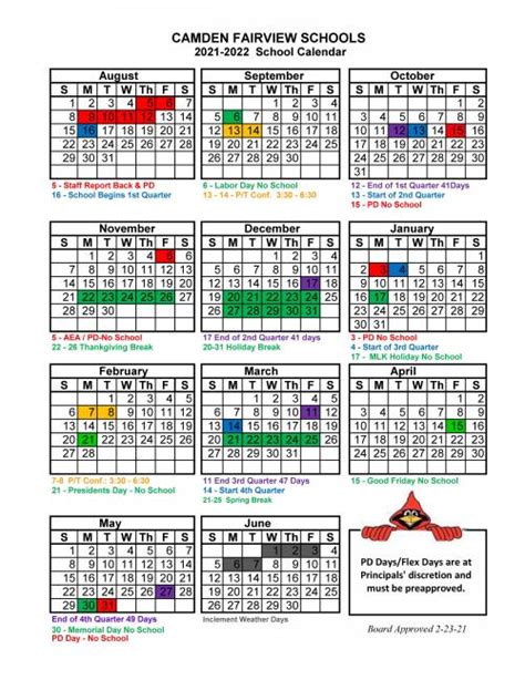 Cfsd Calendar